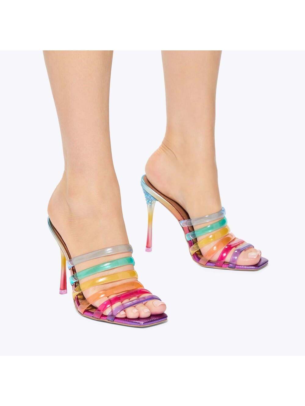 Kurt Geiger Multi Jelly Strap Rainbow Sandal EU38.5/US7.5